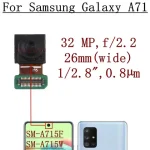 Back Main Front Facing Camera Samsung A71 A715F A715U A715W Ultrawide Macro Depth Rear Camera Module Flex Cable (New)