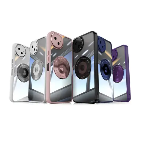 S5b16766643af4fbea6fb87264ce17a03a_480x480q75 Metal Magnetic TPU Case Sharp Aquos wish 4 Wireless Charger Holder Cover 360° Anti-knock Cases Sharp Aquos wish4 (New) - Image 1
