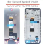 679 LCD Redmi 12 4G Display Touch Screen Digitizer Replacement Assembly Redmi 12 4G 23053RN02A 23053RN02Y (New)