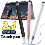 Tablet Pen Drawing Screen Touch Pen 2 In 1 Stylus Pen iPhone iPad Tablet Capacitive Touch Pencil Samsung Huawei Xiaomi (New)