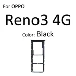 Sim Card Micro SD Card Tray Socket Holder Slot Container Connector OPPO Reno 3 A Pro 4G 5G Parts (New)