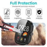 Glass+PC Case Xiaomi Redmi Watch 5 Hard Bumper Built-in Ultra-HD Tempered Glass Protector Redmi Watch5 Cover Accessories (New)