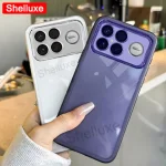 PocoF8 Ultra Case Shelluxe Transparent Silicone Soft Cover Xiaomi POCO F8 F7 Pro PocoF7 Ultra Plating TPU Phone Cases (New)