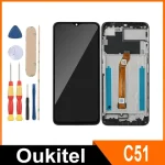 OUKITEL C51 C33 C53 C50 C21 C21 Pro  LCD Display + Touch Screen + With Frame (New)