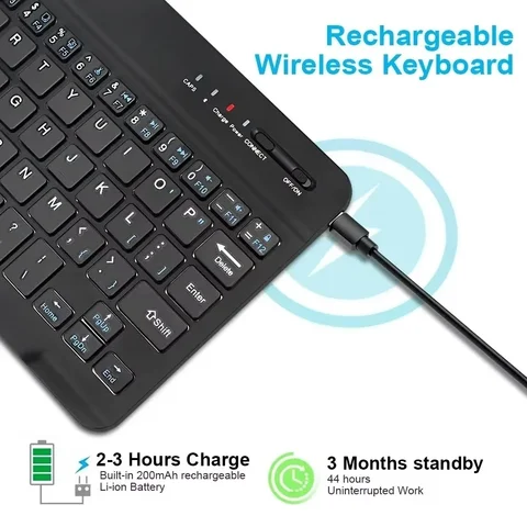 S6157b85f5b424458a5d667698dcc0adf0_480x480 Bluetooth Keyboard iPad 10th Generation iPad Pro 13 12 11 10 9 8 7 Inch iPad Air 13 11th iPad Mini Samsung Xiaomi Tablets (New) - Image 1