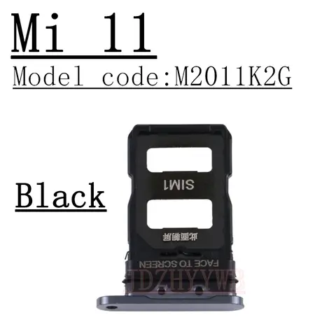 S617591880d1c4ecdb615bcfecf1f143f2_480x480q75 Phone SD Chip Tray Holder For Xiaomi Mi 11 Ultra 11 Pro SIM Card Tray Slot Holder Adapter Socket Repair Parts (New) - Image 1