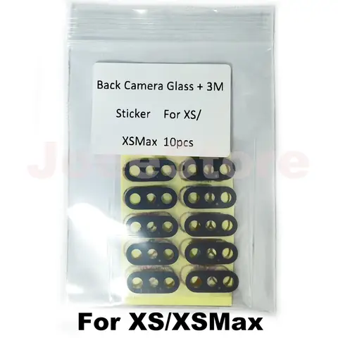 S648b5ae8419643efb798771a5fee31e1O_480x480q75 JoeeStore 10set Back Rear Camera Glass Lens for iphone 11 12 13 14 Pro Max 7 8 Plus XR X XSMax Camera Glass with 3M Sticker Glue (New) - Image 1