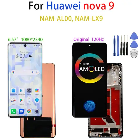 S64f72afb83b445c8832a59b38fdc0f05x_480x480q75 Original AMOLED For Huawei Nova9 Nova 9 Display NAM-AL00, NAM-LX9 Pantalla LCD Touch Screen Digitizer Assembly Replacement Bangladesh - Image 1