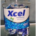 Xcel Chewing Gum Mint Flavor 100 Pcs 1 Jar (New)