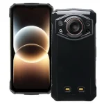 TPU Phone Case DOOGEE Fire 7 Ultra Transparent Black Cover DOOGEE Fire7 7Ultra Silicone Soft Cover Protective Back Shell (New)