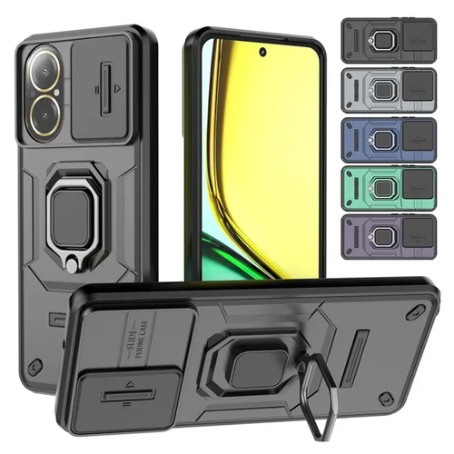S67ec162a83984148bbf9bb89b3a1cc95o_500x500 Armor Case Realme C67 4G C65 Protective Cover Ring Magnetic Holder Coque (New) - Image 1