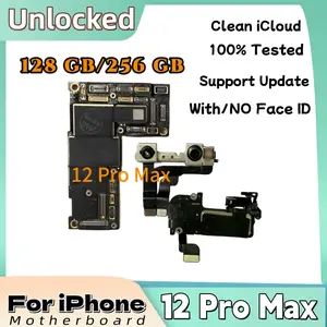 S6a24ce52c0d4424782325c01121c27d61_300x300q75 Tested iPhone 12 Pro max Motherboard Unlocked With/NO Face ID Support IOS Update Mainboard Clean iCloud Logic Board (New) - Image 1