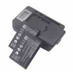 2x BackShell 1450mAh HE402 Repalcement Battery + LCD Universal Charger Nokia 5710 TA 1482 2780 flip Batteries (New)