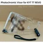 KYT TT REVO Photochromic Visor Motorcycle Helmets Replacement Lens Shield Windshield Glass Goggle Screen Glasses Accessories (New)