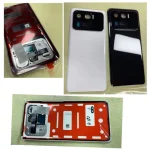 high quality Back Cover Xiaomi Mi 11 Ultra Battery Rear Flex Cable Camera Frame Glass Lens with real screen (New)