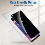 2Pcs 9H Privacy Tempered Glass OPPO Find X3 Lite X5 Lite Anti Spy Screen Protector Film (New)