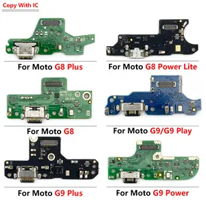S6ed221f9605c4d5583e57e481bb5f815U_300x300q75 BackShell Tested USB Charging Connector Plug Port Dock Cable Moto One Macro Hyper Fusion G9 G8 Plus G7 Power G6 Play G8 Power Lite (New) - Image 1