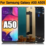 AMOLED Display Samsung Galaxy A50 LCD Display Touch Screen Digitizer With Frame Samsung A505 A505FN DS A505F DS A50 LCD (New)