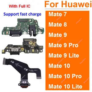 S72ba100841ad42f7a9ab7342010d2cf4E_300x300q75 USB Charger Board Huawei Mate Ascend 7 8 9 10 Pro Lite Charging Port Dock USB Board Flex Cable Replacement Parts (New) - Image 1