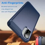 Samsung Galaxy A07 Case Carbon Fiber Silicone Bumper TPU Soft Rubber Phone Protector Case Samsung A07 Cover Galaxy A07 Case (New)