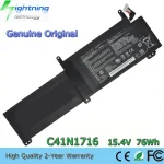 C41N1716 15.4V 76Wh Laptop Battery Asus ROG Strix GL703GM GL703GS S7BS S7BS8750 (New)