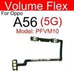 Power Volume Flex OPPO A56 A57 A57e A57s A58 58X 4G 5G ON OFF Power Voulme Side Keys Buttons Flex Cable Parts (New)
