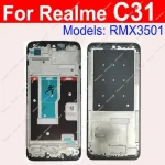 For Realme C30 C30S C31 C33 C35 Front LCD Screen Frame Housing Front Frame Holder Case Cover Replacement Parts (New)