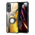 ZTE Nubia Neo 2 5G Case Transparent Cover Luxury Shockproof Bumper Protective Ring Holder Shell Plain Cases NubiaNeo2 Neo2 (New)