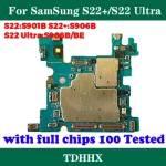 EU Version For Samsung Galaxy S22 Ultra S908B/BE S908E S22 S901B S22+ S906B Motherboard 128/256G Unlocked Logic Board 512GB (New)