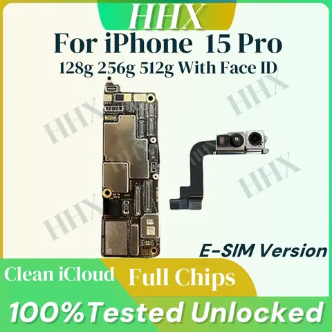 S7a7fa11cd70f4d41a16c88b7f5b909d0F_480x480q75 100%Teste Motherboard For iPhone 15 Mainboard Face ID Unlocked Logic Board Clean iCloud Support Update for iPhone 15/15PRO 512GB (New) - Image 1