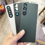A+++ Battery Back Cover For Sony Xperia 1 V X1V XQ-DQ72 Rear Door Housing Case Parts With Camera Lens (New)