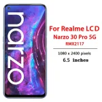 AAA+ Oppo Realme Narzo 30 4G 5G LCD RMX2156 RMX3242 LCD Display Touch Panel Digitizer Realme Narzo 30 Pro 5G RMX2117 (New)