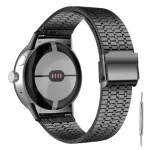 Milanese Strap with Safety Buckle Google Pixel Watch 3 45mm Seven Bead Stainless Steel Metal Strap Google Watch Series (New)