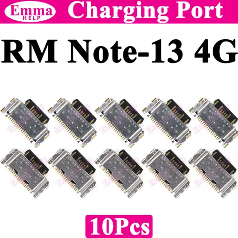 S7c215f51005c4f0bbf69fb173d98f0b3I_480x480q75 10Pcs Charging Port Connector USB for Xiaomi Redmi Note 11 12 13 Pro Plus 12s 11s 14Pro 4G 5G 12Pro Charge Dock Jack Socket Plug (New) - Image 1