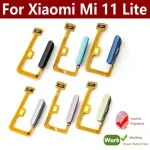Xiaomi Mi 11 Mi11 Lite Fingerprint Sensor Home Return Key Menu Button Flex Ribbon Cable Black White Blue Green (New)