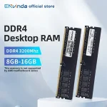 ENVINDA DDR4 PC RAM Memoria 8GB 16GB 3200MHz DIMM Desktop Computer Memory Rams No Support AMD Motherboard (New)