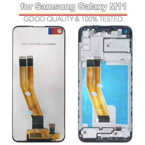 S804fc22d0dd749baaa531ce561c9e1231_480x480q75 Tested LCD Samsung Galaxy M11 LCD Display Touch Screen Digitizer Assembly Samsung M11 M115F M115M Phone LCD with Frame (New) - Image 1