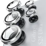Individual Aluminum Alloy Ring Tempered Glass Camera Lens Protector Samsung Galaxy S25Ultra S25 Ultra S 25Ultra S26Ultra 5G (New)