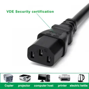 S81166e3e0c1546a781bb20f8e555bf6cn_300x300q75 EU Power Cable Euro IEC C13 AC Power Extension Cord 1m 1.5m 1.8m 3*0.75mm PC Computer Monitor PSU Antminer Printer LG TV (New) - Image 1