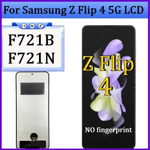 S82e8f0f96c5e4cfc94651538d99aa252R_480x480q75 Samsung Galaxy Z Flip4 F721B F721N New TFT Screen Samsung Z Flip 4 5G LCD Display Screen Assembly Replacement (New) - Image 1