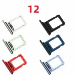 AliSunny 1set Dual Sim Card Reader Connector Flex Cable + Tray Slot Holder Adapter iPhone 11 12 13 Pro Max XR XSMax Parts (New)