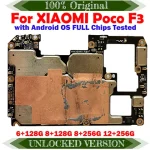 Working Perfectly Mainboard For Xiaomi Poco F3 Motherboard Google Installed Plate For Redmi K40 100% Unlocked Logic Board (New)