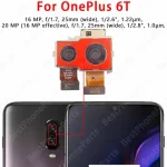 Front Selfie Rear Back Camera OnePlus (1+) 3 3T 5 5T 6 6T Main Facing Camera Module Flex Cable Replacement Spare Parts (New)
