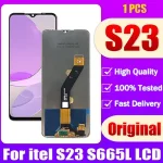 6.6 inch Original itel S23 S665L LCD Display Touch Screen Digitizer Assembly Repair Replacement Parts Itel S23 LCD (New)