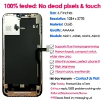 180daysWarranty GX OLED For iPhone 12 Pro Max Screen Replacement Display Digitizer Assembly Touch LCD Repair Kit Wholesale (New)