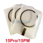 3pcs Magnetic Metal Ring iPhone 17 16 15 14 Pro Max 13 12 Mini Plus Back Housing Glass Wireless Charging Magnet Repair (New)