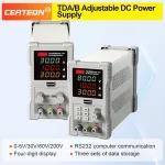 TDA/B Adjustable DC Power Supply Programmable 0 100V 3A Bench Lab RS232 Controlled LED Display OVP OCP Storage (New)