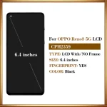 AMOLED OPPO Reno8 5G LCD Display Touch Screen Digitizer CPH2359 LCD Screen Replacement Parts OPPO Reno 8 5G Display (New)