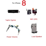Internal Parts For iPhone 8 Front Camera Ear Speaker Power Volume Charing Flex Cable Taptic Engine All Screws Bracket (New)