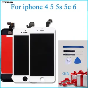 S8736566fa8ca44aeb2fb288b0897e6a6B_300x300q75-1 Ovsnovo AA Quality LCD Display Touch Screen Assembly iPhone 4 4s 5s 5c 6 Brand BackShell 100% Tempered Tools (New) - Image 1